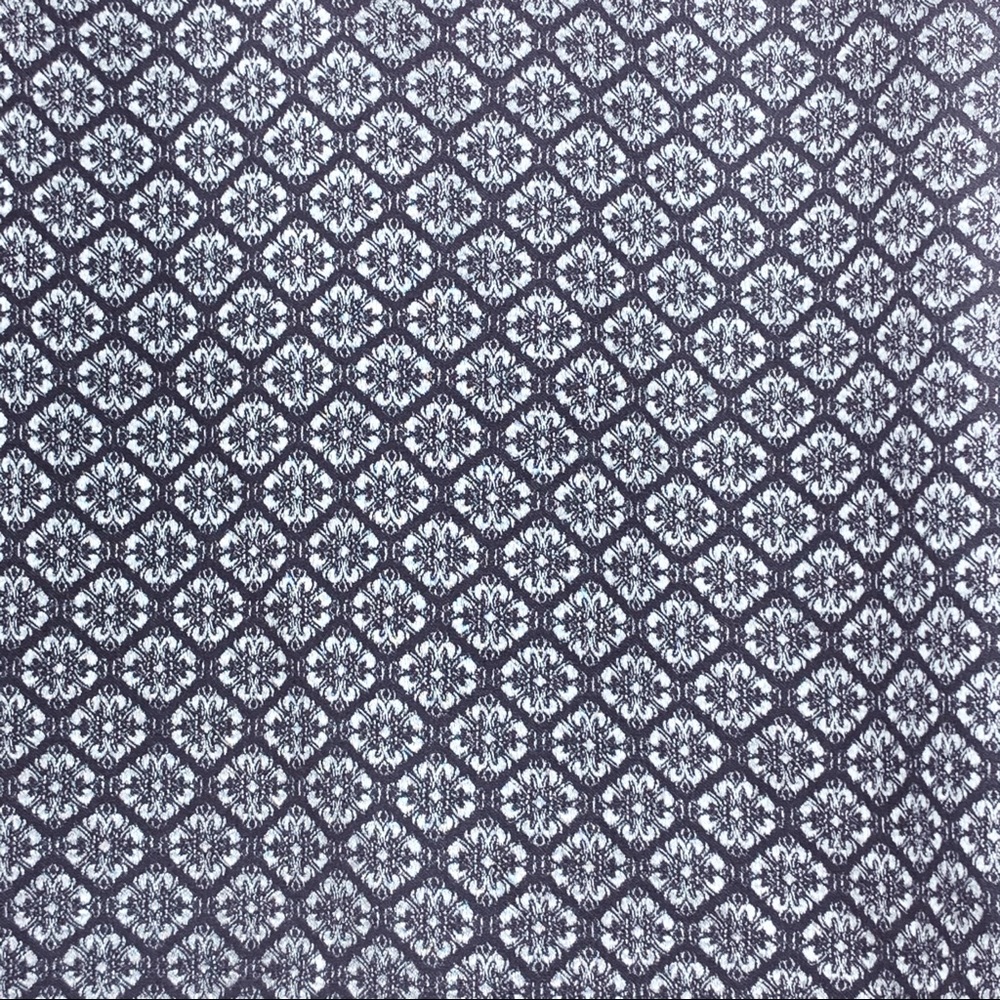 Loft Silver Metallic Thread Patterned Sweatshirt - image 7